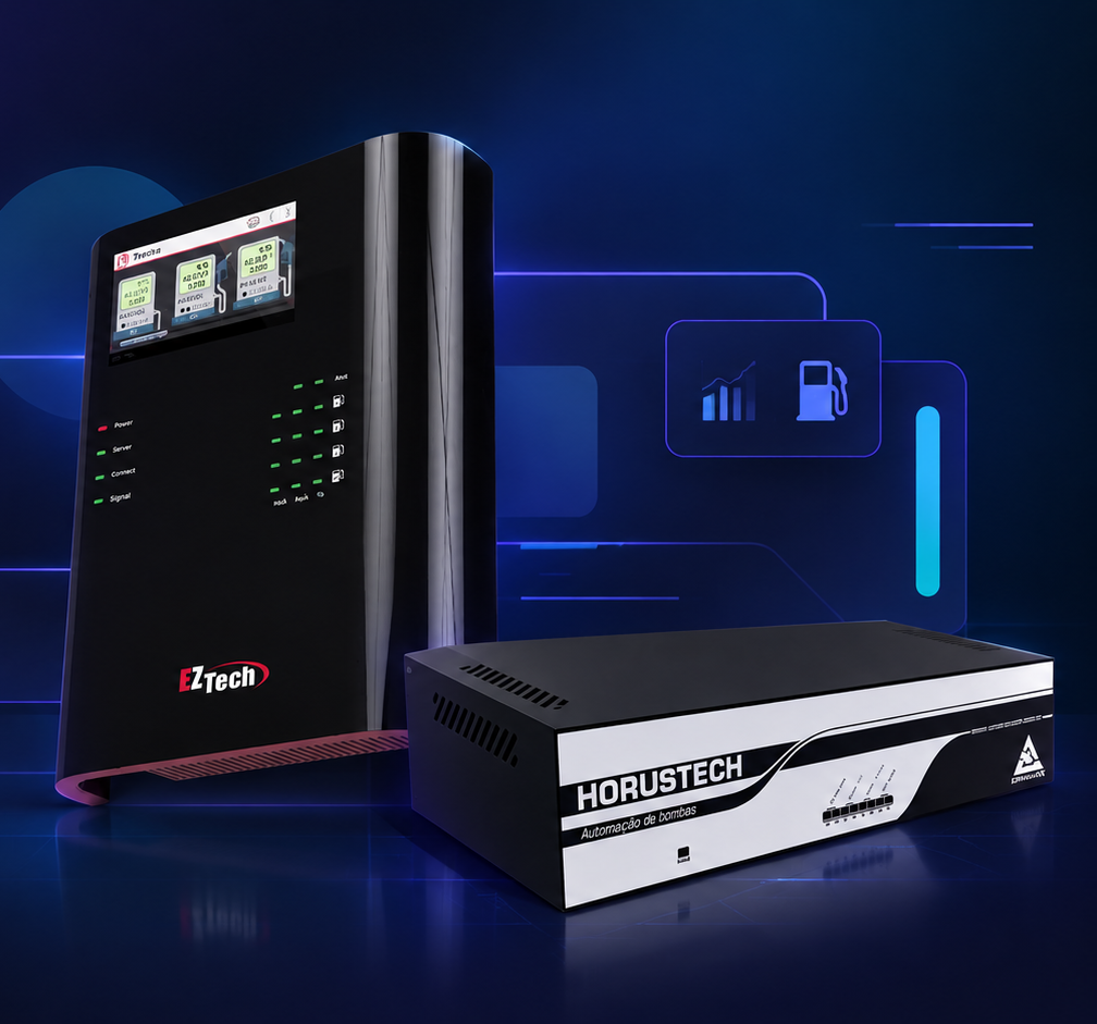 Automação para postos de combustíveis com equipamentos EZTech e Companytec